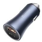 Kép 3/5 - Baseus Golden Contactor Pro autós töltő, 2x USB, 40W (szürke)