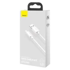 Kép 11/12 - Baseus Simple Wisdom Micro-USB - USB kábel, 2.1A, 1.5m (fehér) 2db.