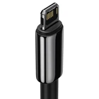 Kép 5/8 - Kabel USB do Lightning Baseus Tungsten Gold, 2.4A, 1m (czarny)