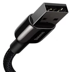 Kép 3/8 - Kabel USB do Lightning Baseus Tungsten Gold, 2.4A, 1m (czarny)