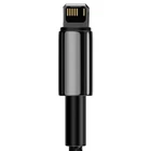 Kép 6/8 - Kabel USB do Lightning Baseus Tungsten Gold, 2.4A, 1m (czarny)