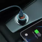 Kép 9/12 - Baseus Golden Contactor Pro autós töltő, USB + USB-C, QC4.0+, PD, SCP, 40 W (kék)