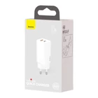 Kép 10/11 - Baseus GaN2 Lite fali töltő, USB + USB-C, 65 W, EU (fehér)