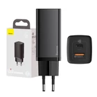 Kép 1/6 - Baseus GaN2 Lite fali töltő, USB + USB-C, 65 W, EU (fekete)