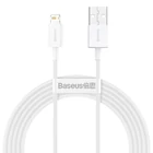 Kép 2/12 - Kabel USB do Lightning Baseus Superior Series, 2.4A, 2m (biały)