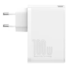 Kép 4/13 - Baseus GaN2 Pro fali töltő, 2x USB + 2x USB-C, 100W, EU (fehér)