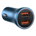 Kép 4/11 - Baseus Golden Contactor Pro autós töltő, 2x USB, 40W (kék)
