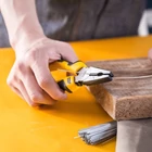 Kép 3/4 - Deli Tools EDL2006 kombinált fogó 6" (sárga)