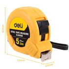 Kép 11/11 - Deli Tools EDL9005B mérőszalag 5m / 19mm (sárga)