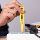 Kép 6/8 - Deli Tools EDL8003 feszültségvizsgáló 12-250V (sárga)