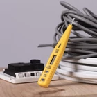 Kép 8/8 - Deli Tools EDL8003 feszültségvizsgáló 12-250V (sárga)