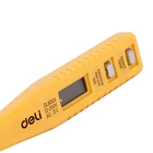 Kép 3/8 - Deli Tools EDL8003 feszültségvizsgáló 12-250V (sárga)