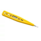 Kép 1/8 - Deli Tools EDL8003 feszültségvizsgáló 12-250V (sárga)
