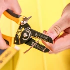Kép 4/5 - Deli Tools EDL2607 Huzalcsupaszító fogó 0,6-2,6 mm (fekete / sárga)