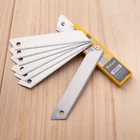 Kép 7/7 - Deli Tools EDL-DP092 tartalék penge sniccer késhez 9mm 10 db (ezüst)
