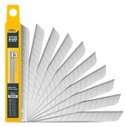 Kép 1/7 - Deli Tools EDL-DP092 tartalék penge sniccer késhez 9mm 10 db (ezüst)