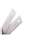Kép 2/10 - Deli Tools EDL-DP05 tartalék penge sniccer késhez 25mm 10 db (ezüst)