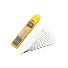 Kép 4/10 - Deli Tools EDL-DP05 tartalék penge sniccer késhez 25mm 10 db (ezüst)