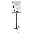 Kép 1/5 - Puluz Softbox LED stúdió szett 50x70cm, állvány, LED izzok 4 db PU5071EU