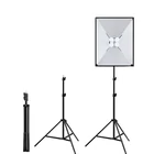 Kép 4/5 - Puluz Softbox LED stúdió szett 50x70cm, állvány, LED izzok 4 db PU5071EU