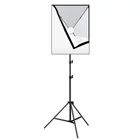 Kép 1/4 - Puluz Softbox LED stúdió szett 50x70cm, állvány, LED izzo 1 db PU5070EU