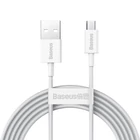 Kép 1/10 - Baseus Superior Series USB-Micro-USB kábel, 2A, 2m (fehér)