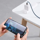 Kép 7/11 - Baseus Legend Series ferde USB-USB-C kábel, 66 W, 1 m (kék)
