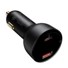 Kép 4/11 - Baseus Superme USB autós töltő, USB-C, 100W + USB-C kábel (fekete)