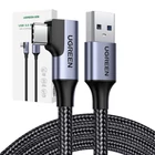 Kép 1/2 - UGREEN US385 USB-USB-C kábel, 3A, 1m (fekete)