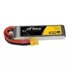 Kép 1/5 - Tattu 450mAh 7.4V 75C 2S1P Long XT30 akkumulátor