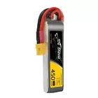 Kép 4/5 - Tattu 450mAh 7.4V 75C 2S1P Long XT30 akkumulátor