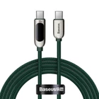 Kép 1/11 - Baseus USB-C-USB-C kijelzőkábel, 100 W, 2 m (zöld)