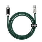 Kép 2/11 - Baseus USB-C-USB-C kijelzőkábel, 100 W, 2 m (zöld)