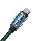 Kép 5/11 - Baseus USB-C-USB-C kijelzőkábel, 100 W, 2 m (zöld)