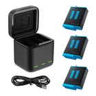 Kép 1/6 - Dobozos Telesin három csatornás töltő + 3db akku GoPro Hero 12/11/10/9-hez