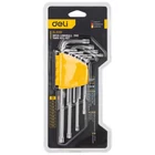 Kép 3/3 - Deli Tools EDL3091 Torx imbuszkulcs készlet, 1,5-10 mm (ezüst)