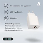 Kép 9/9 - Avax CH320 220V/20W TÖLTŐFEJ