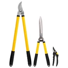 Kép 1/5 - Deli Tools EDL580003 metszőolló készlet 3db-os (sárga)