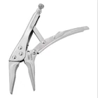 Kép 1/5 - Deli Tools EDL20015B zárófogó 9" (ezüst)