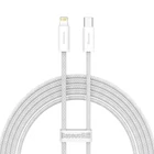 Kép 2/8 - Baseus Dynamic Series USB-C-Lightning kábel, 20 W, 2 m (fehér)