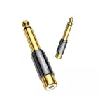 Kép 4/4 - UGREEN AV169 adapter/csatlakozó, 6,5 mm-től (dugasz) RCA-ig (anya)