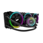 Kép 1/6 - Darkflash TR360 AiO RGB 3x CPU folyadékhűtő, 120x120 (fekete)