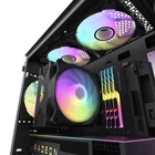 Kép 7/8 - Darkflash INF8 ARGB számítógépes ventilátor 3 az 1-ben szett, 120x120 (fekete)