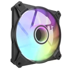 Kép 4/8 - Darkflash INF8 ARGB számítógépes ventilátor 3 az 1-ben szett, 120x120 (fekete)