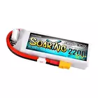 Kép 3/5 - GensAce Soaring LiPo akkumulátor 2200mAh 14.8V 30C 4S1P