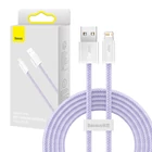Kép 1/6 - Baseus Dynamic USB-Lightning kábel, 2,4A, 2m (lila)