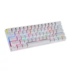 Kép 3/3 - CK62 vezeték nélküli Bluetooth RGB mechanikus billentyűzet (fehér)
