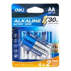 Kép 3/5 - Alkáli elemek Deli AA LR6 4 + 2 db