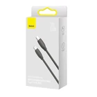Kép 5/7 - Baseus Jelly USB-C-Lightning kábel, 20W, 1,2m (fekete)