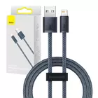 Kép 1/7 - Kabel USB do Lightning Baseus Dynamic Series, 2.4A, 1m (szary)